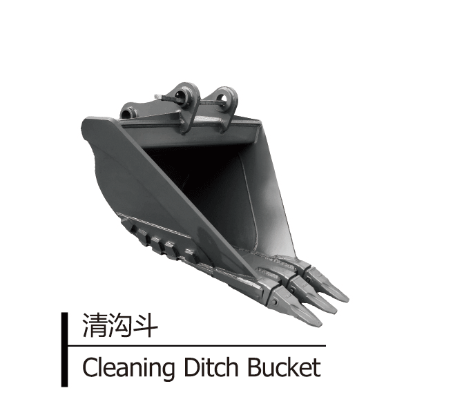 Cleaning  Ditch Bucket