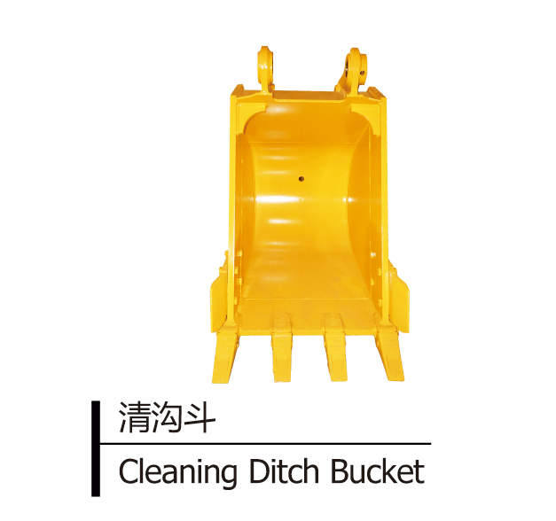 Cleaning  Ditch Bucket